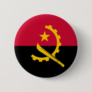 Flag of Angola 2 Inch Round Button