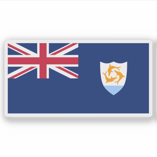 Flag of Anguilla, British Overseas Territory (Front)