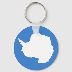 Flag of Antarctic Keychain