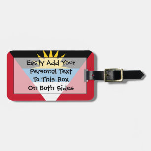Flag of Antigua and Barbuda Easy ID Luggage Tag