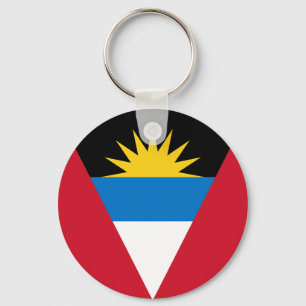 Flag of Antigua and Barbuda Keychain