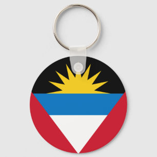 Flag of Antigua and Barbuda Keychain