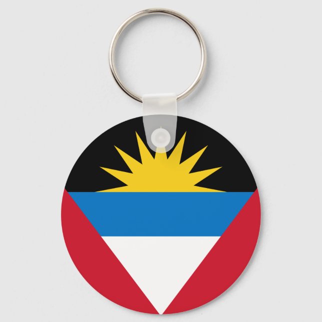 Flag of Antigua and Barbuda Keychain (Front)