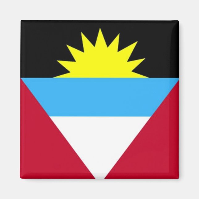 Flag of Antigua and Barbuda Magnet (Front)