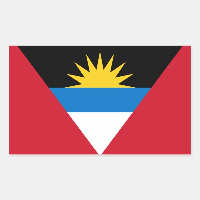 Flag of Antigua and Barbuda Sticker (Front)