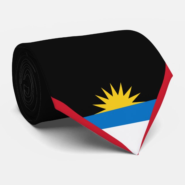 Flag of Antigua and Barbuda Tie (Rolled)