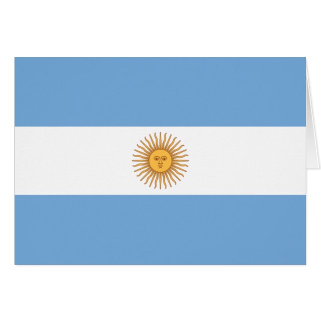Flag of Argentina (Front Horizontal)