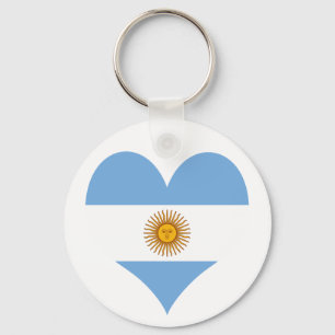 Flag of Argentina Bandera De Argentina Keychain