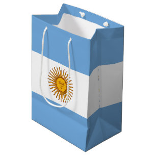 Flag of Argentina Bandera De Argentina Medium Gift Bag