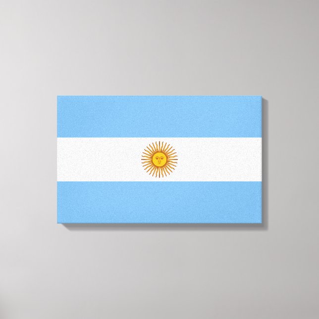 Flag of Argentina Canvas Print (Front)