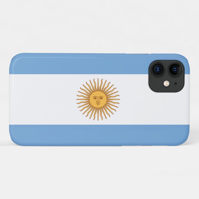 Flag of Argentina Case-Mate iPhone Case (Back (Horizontal))