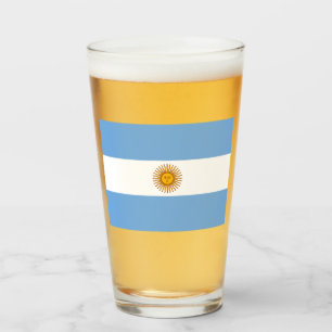Flag of Argentina Glass