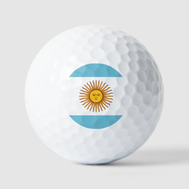 Flag of Argentina Golf Balls (Front)