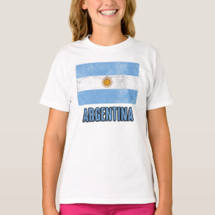 Flag of Argentina (Grunge look) T-Shirt
