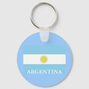 Flag of Argentina Keychain