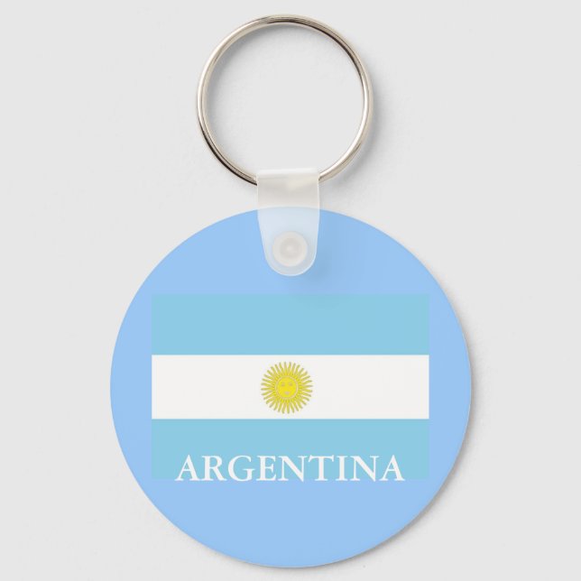 Flag of Argentina Keychain (Front)