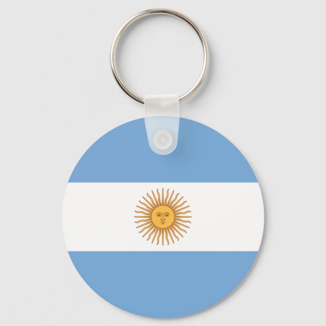 Flag of Argentina Keychain (Front)