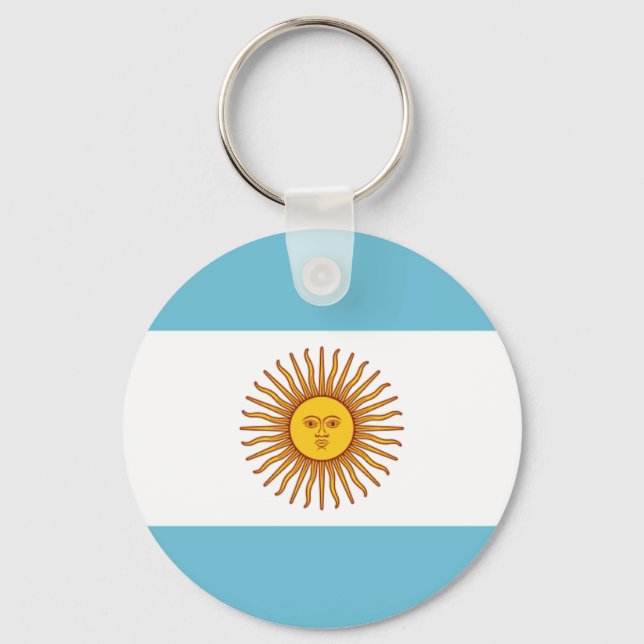 Flag of Argentina Keychain (Front)