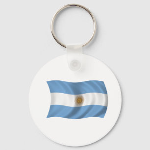 Flag of Argentina Keychain