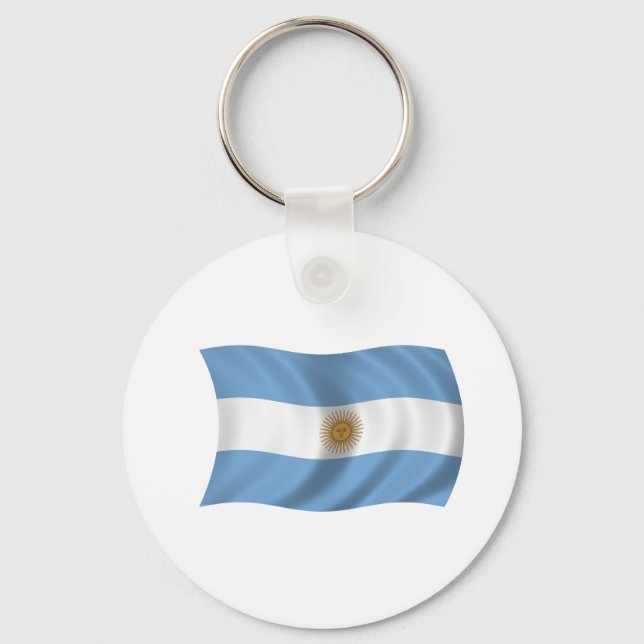 Flag of Argentina Keychain (Front)