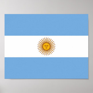 Flag of Argentina Poster