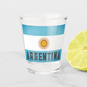 Flag of Argentina Shot Glass