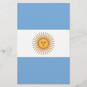 Flag of Argentina Stationery
