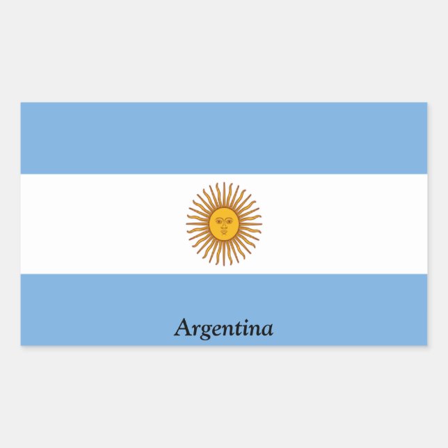 Flag of Argentina Sticker (Front)