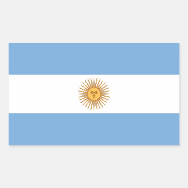 Flag of Argentina Sticker (Front)