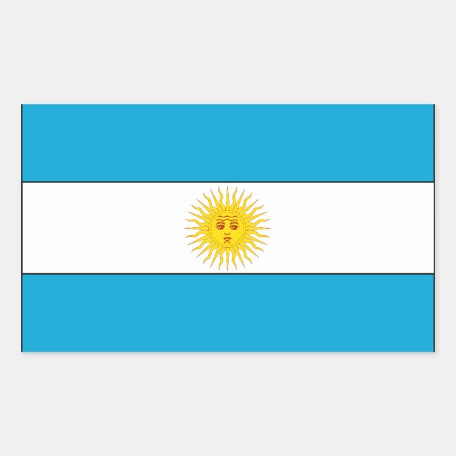 Flag of Argentina Sticker (Front)