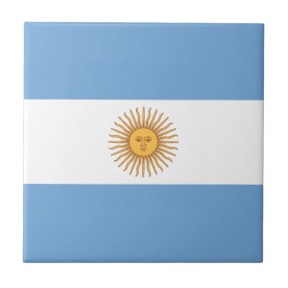 Flag of Argentina Tile