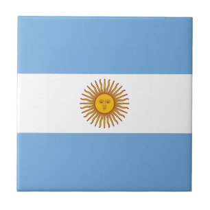 Flag of Argentina Tile