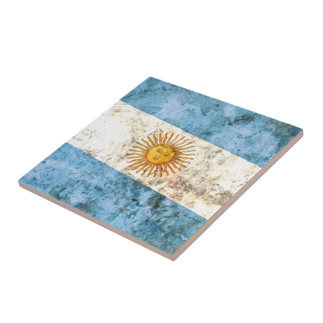 Flag of Argentina Tile (Side)