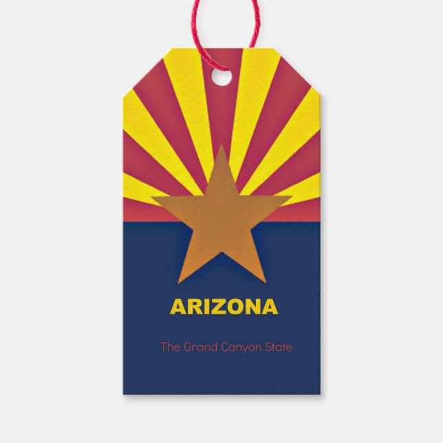 Flag of Arizona Gift Tags (Front)