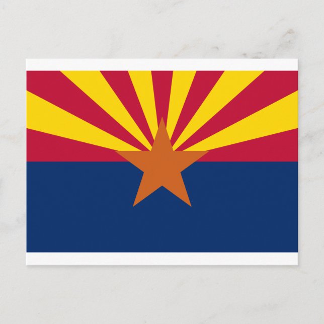 Flag of Arizona Postcard (Front)