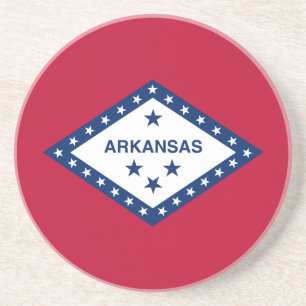 Flag of Arkansas Coaster