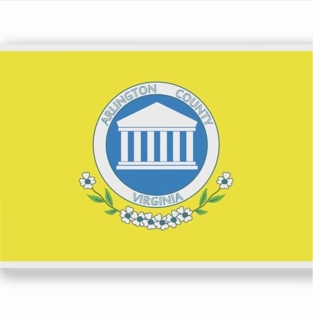 Flag of Arlington County, Virginia (1983–2022),USA (Front)