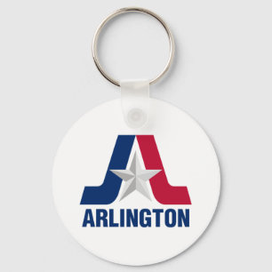 Flag of Arlington, Texas Keychain