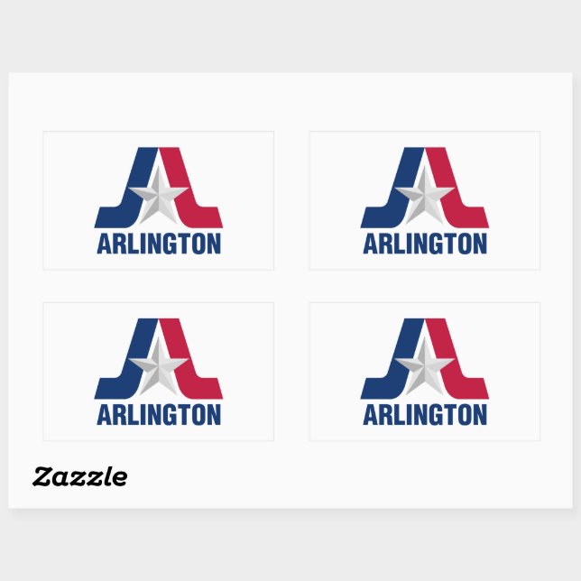 Flag of Arlington, Texas  Sticker (Sheet)