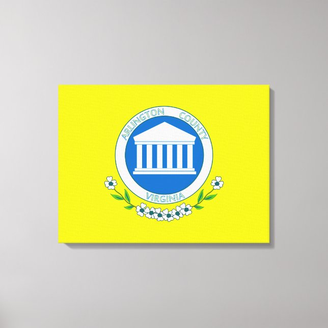 Flag of Arlington (Virginia) Canvas Print (Front)