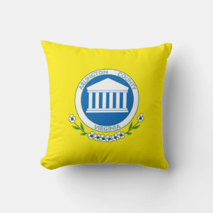Flag of Arlington (Virginia) Throw Pillow
