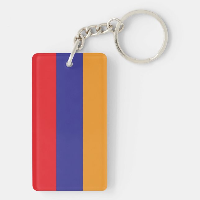 Flag of Armenia Keychain (Back)