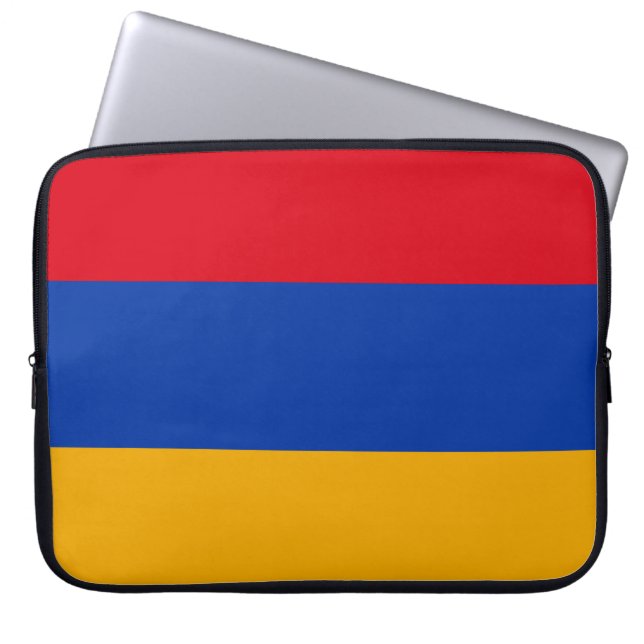 Flag of Armenia Laptop Sleeve (Front)