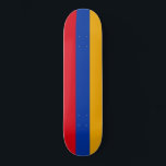 Flag of Armenia Skateboard<br><div class="desc">This design features the national flag of Armenia (officially the Republic of Armenia), which is a landlocked country in the South Caucasus region of Eurasia. Armenia is located in Western Asia, on the Armenian Highlands, and it is bordered by Turkey to the west, Georgia to the north, the de facto...</div>