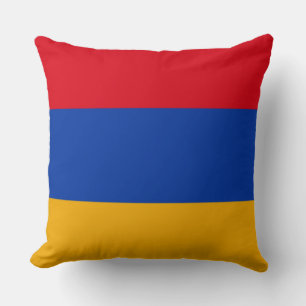 Flag of Armenia Throw Pillow