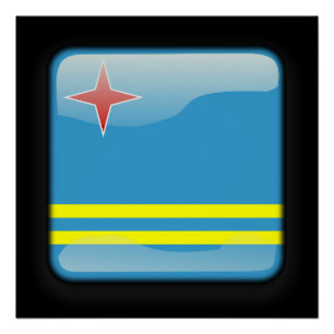 Flag of Aruba Poster