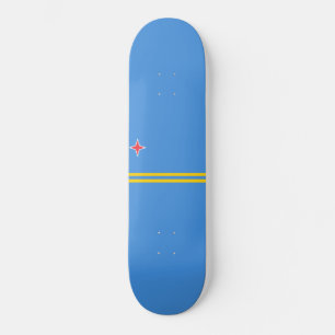 Flag of Aruba Skateboard