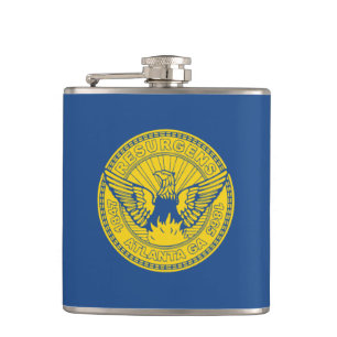 Flag of Atlanta, Georgia Hip Flask