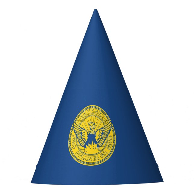 Flag of Atlanta, Georgia Party Hat (Front)