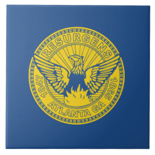 Flag of Atlanta (Georgia, USA) Tile